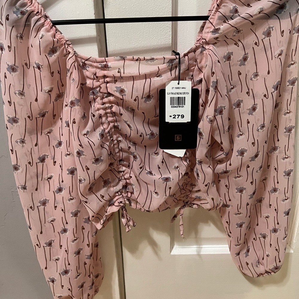 Pink blouse